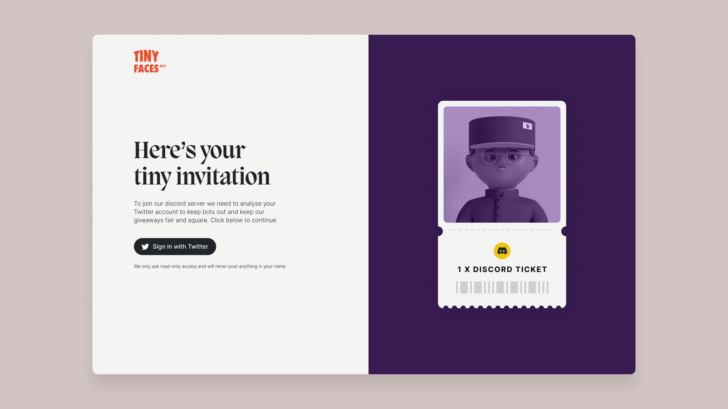 invitation page
