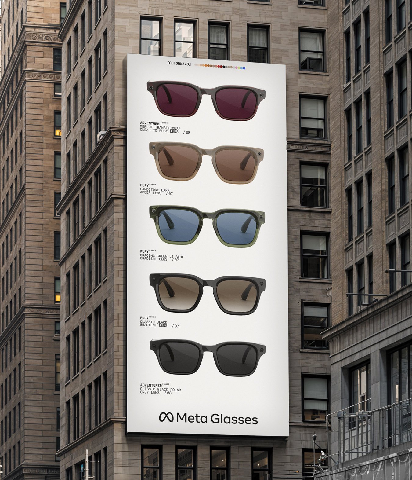 Meta Glasses Multi SKU OOH