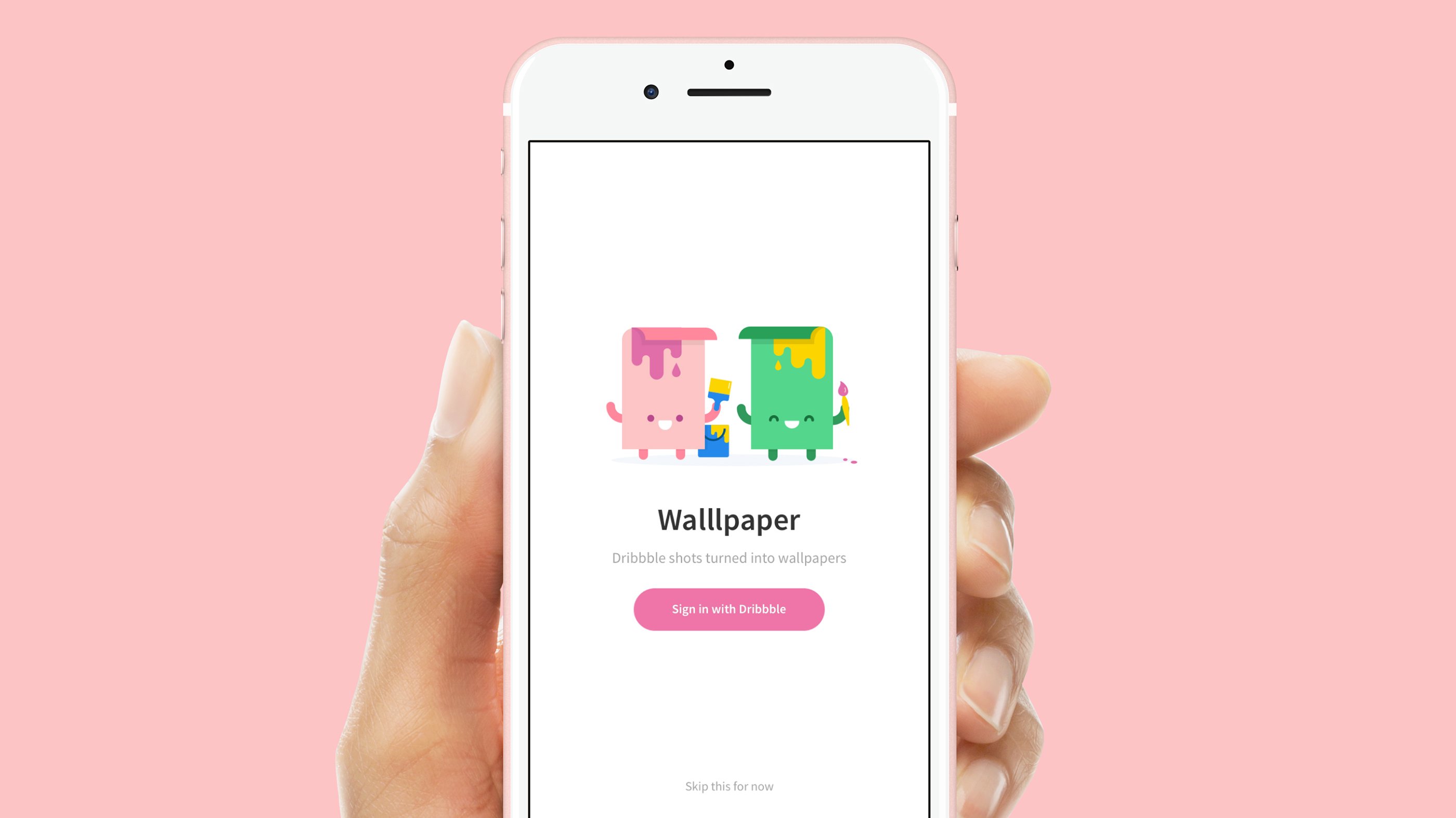 Walllpaper App Mockup