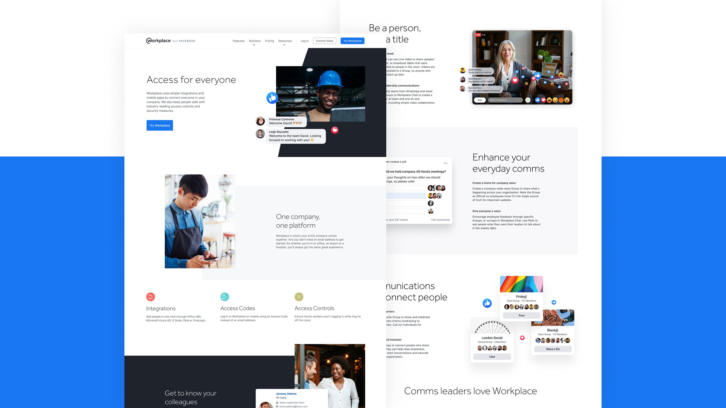 Workplace Marketing Website